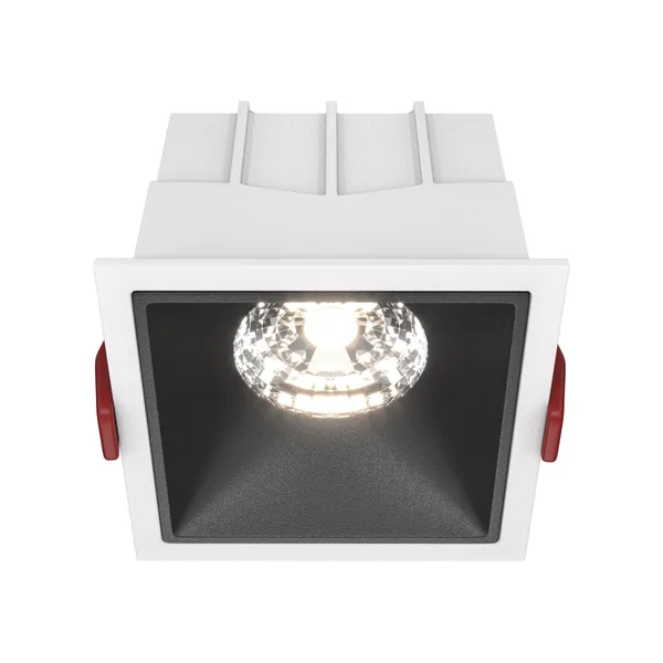 Встраиваемый светильник LED 15Вт Бело-черный IP20 Downlight DL043-01-15W4K-SQ-WB Technical Maytoni