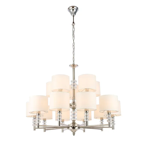 Люстра подвесная Никель/Белый E14 15*40Вт SL1751.103.15 ST LUCE