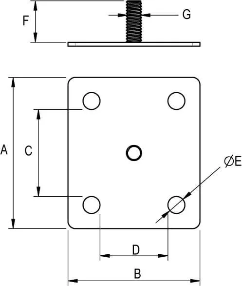 Настенный держатель изоляционной штанги DKC — фото 2