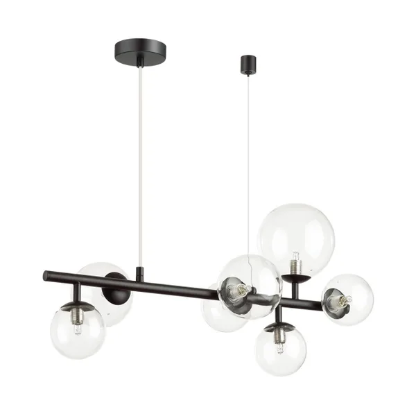 Люстра G9 7*40W TOVI черный/прозрачный ODEON LIGHT — фото 2