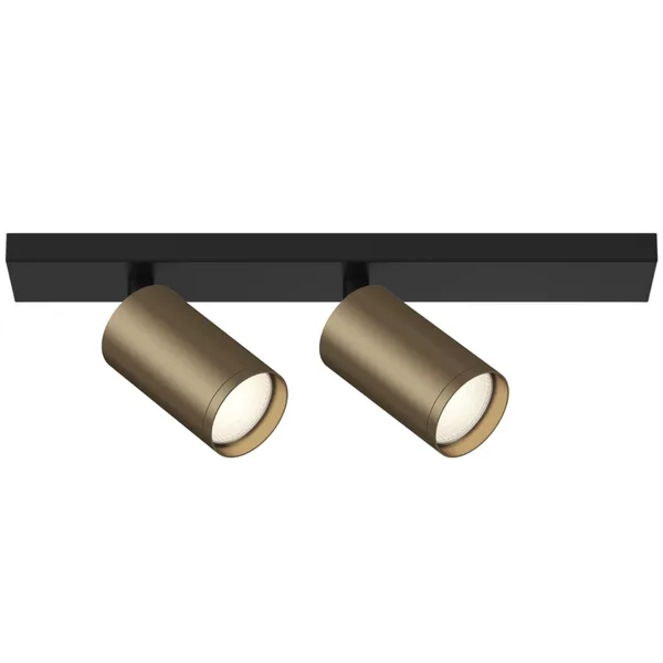 Потолочный светильник 2*GU10 10Вт Черный и Бронза матовая IP20 FOCUS S C051CL-02BBZ Technical Maytoni — фото 3