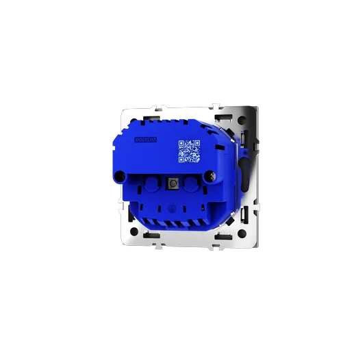 Розетка встраиваемая Voltum S70 с заземлением и защитными шторками, 16А, с USB, A+C, (шелк) — фото 5