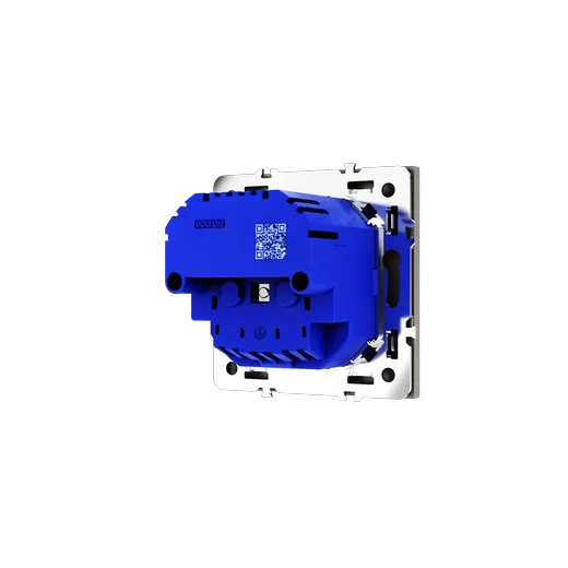 Розетка встраиваемая Voltum S70 с заземлением и защитными шторками, 16А, с USB, A+C, (шелк) — фото 4