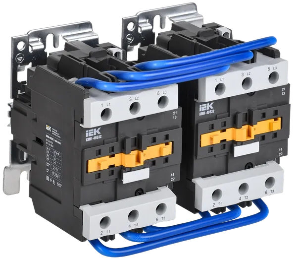 Контактор КМИ-49532 реверс 95А 230В/АС3 2НО;2НЗ IEK