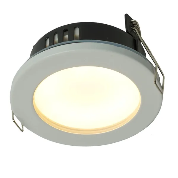 Светильник потолочный встраиваемый, 15W 230V GX53, IP44, белый, без лампы, DL544 Feron — фото 4