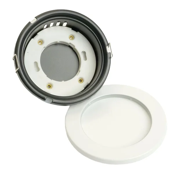 Светильник потолочный встраиваемый, 15W 230V GX53, IP44, белый, без лампы, DL544 Feron — фото 2