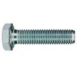 Болт M6х25 DIN933 шестигранная глова, класс 5.8 цинк Tech-KREP