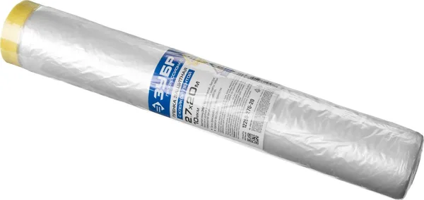 Пленка "Профессионал" защитная с клейкой лентой, HDPE, 10мкм, 2,7х20м ЗУБР