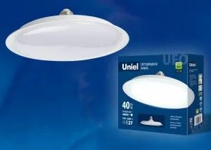 Лампа св/д высокомощн.UFO U220 40W Е27 4000К Матовый Uniel