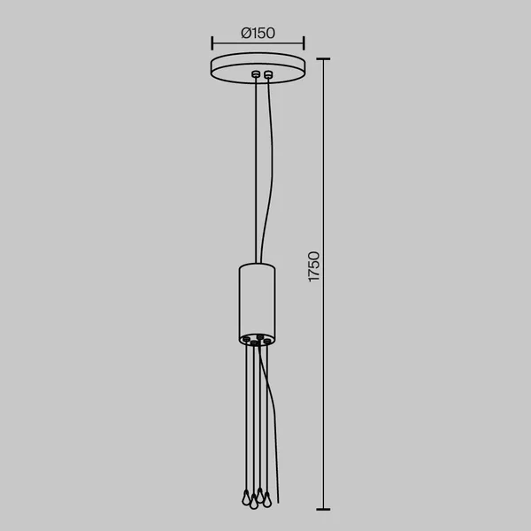 Универсальное крепление Zon Матовое Золото (C032C-04-MG-1) Technical Maytoni — фото 3