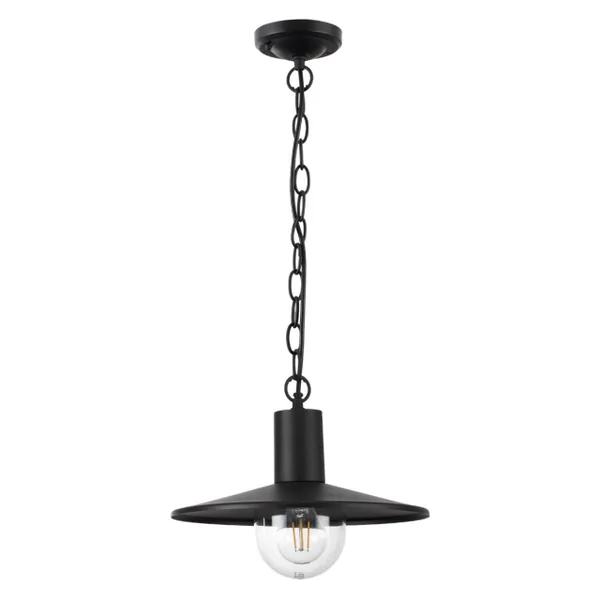 Ландшафтный св-к-подвес E27 1*40W IP44 FURCADIA черный/стекло ODEON LIGHT