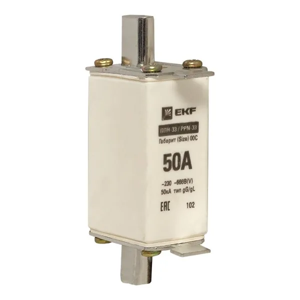 Плавкая вставка ППН-33 160/ 50А габарит 00 PROxima EKF