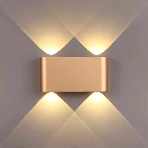 Настенный св-к LED 3000K 4W 220V MAGNUM золотистый/металл ODEON LIGHT — фото 2