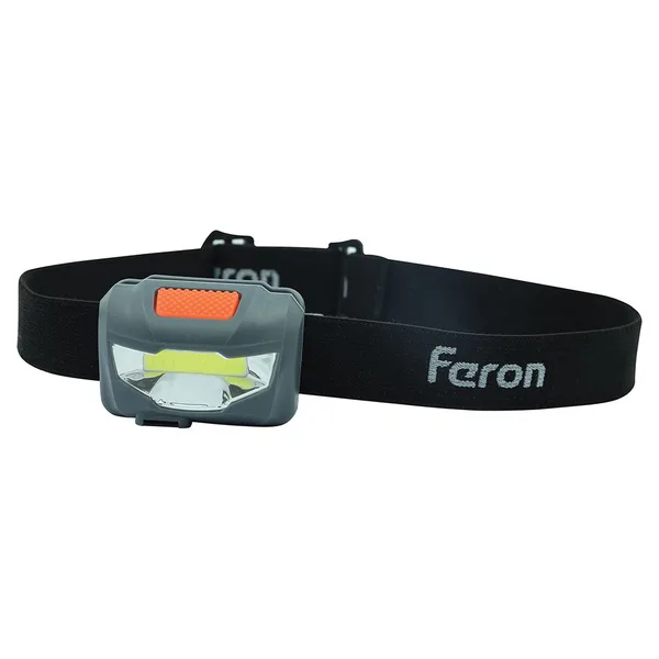 Фонарь налобный Feron TH2301 с аккумулятором 3W 1COB USB IP44, пластик — фото 8