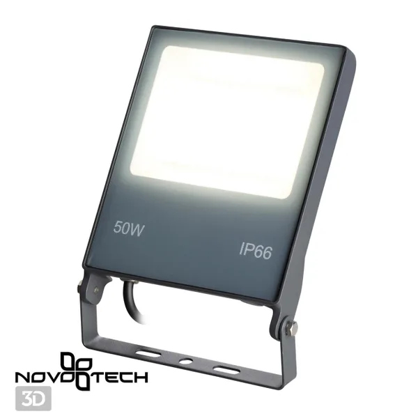 Ландшафтный св-к IP66 LED 4000K 50W 100-300V ARMIN темно-серый NOVOTECH — фото 3