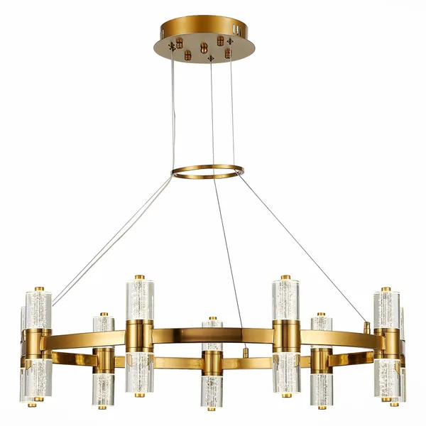 Люстра подвесная Латунь/Прозрачный LED 18*2,5Вт 4000К SL6007.203.18 ST LUCE