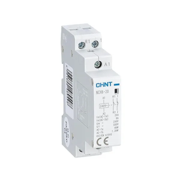 Контактор модульный NCH8-20/02 20A 2НЗ AC24В, 50Гц (R) CHINT