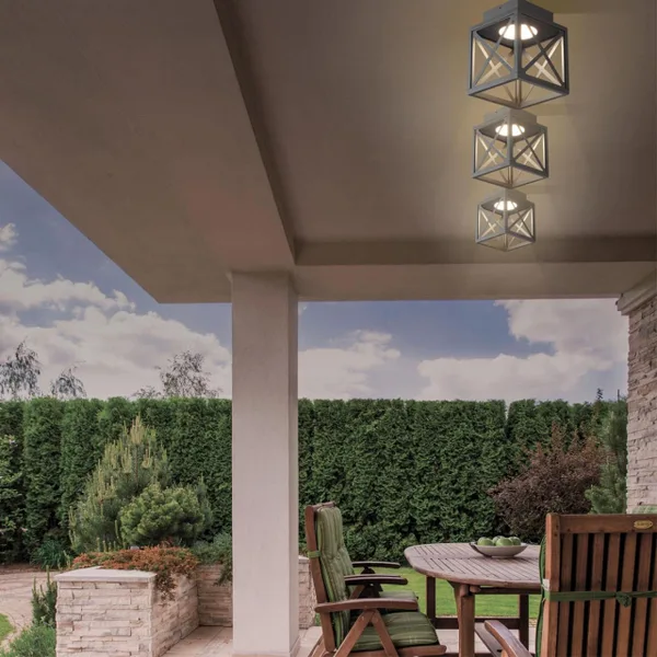 Ландшафтн.потолочн.св-к IP54 LED 4000K 10W 100-240V DANTELA темно-серый NOVOTECH — фото 3