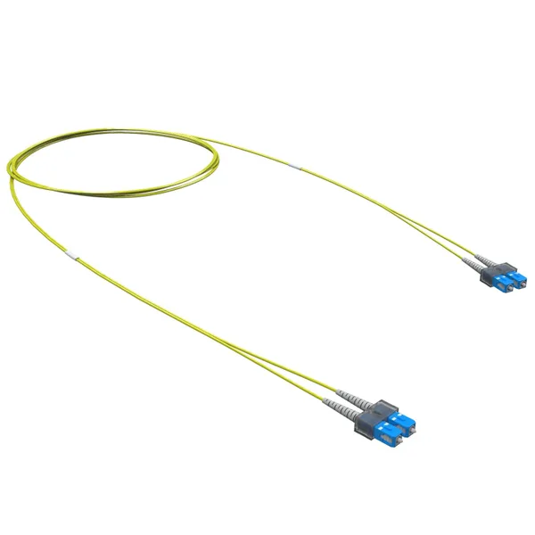Оптический коммутационный шнур Duplex SC-UPC/SC-UPC, 9/125 OS2, 7 м DKC
