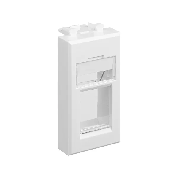 Адаптер для Keystone, "Avanti", "Белое облако", 1 модуль DKC — фото 2