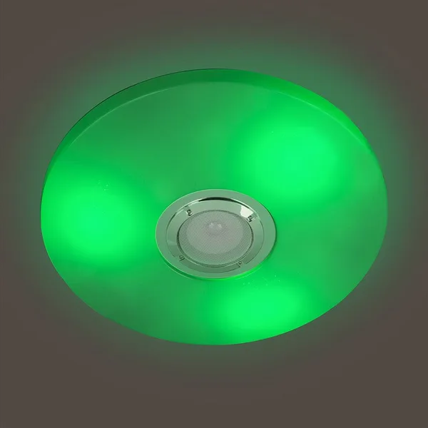 Светильник св/д 72W(4500lm) 2000/4000/6000K RGB+муз 440x400x60 пульт ДУ Simplico Sound General — фото 2