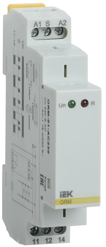 Реле импульсное ORM 1 контакт 230В AC IEK
