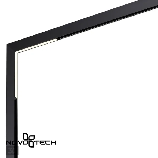 Трековый св-к для низков.шинопровода IP20 LED 4000K 24W 48V FLUM черный D NOVOTECH — фото 3
