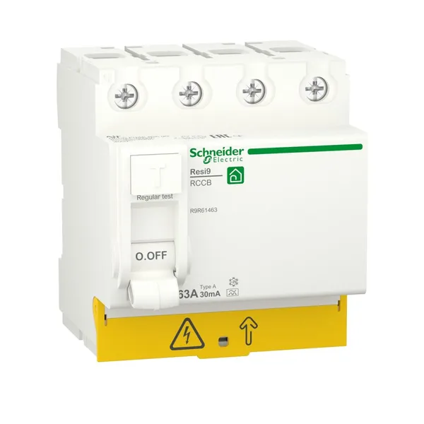 Устройство защитного отключения УЗО 4П 63А 30мА тип А 6кА RESI9 Schneider Electric Systeme Electric (Schneider Electric)