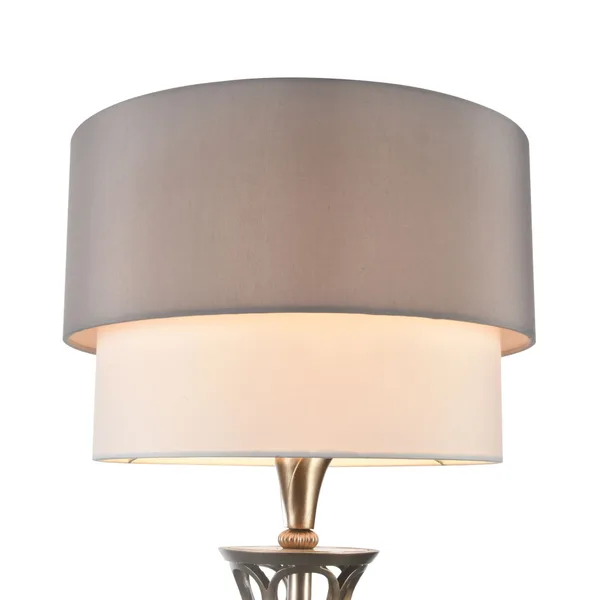 Торшер 1*E27 100Вт Серебро Антик IP20 Lillian H311-FL-01-G Maytoni — фото 3