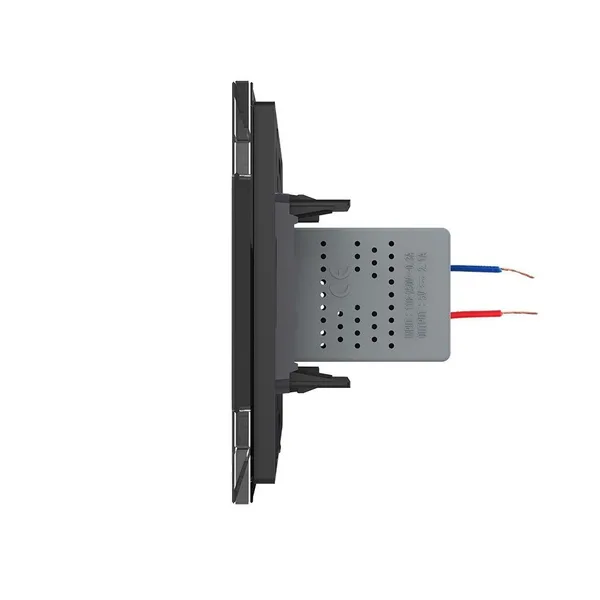 Розетка USB с блоком 5В 2.1А Черная Livolo — фото 3