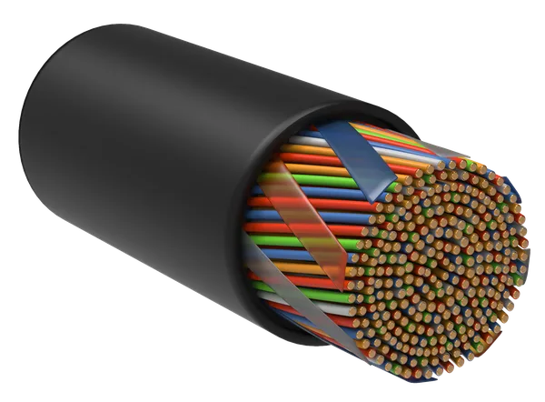 ITK Витая пара U/UTP кат.5E 10х2х24AWG solid LDPE черный (305м)