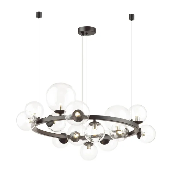 Люстра G9 14*40W TOVI черный/прозрачный ODEON LIGHT — фото 6