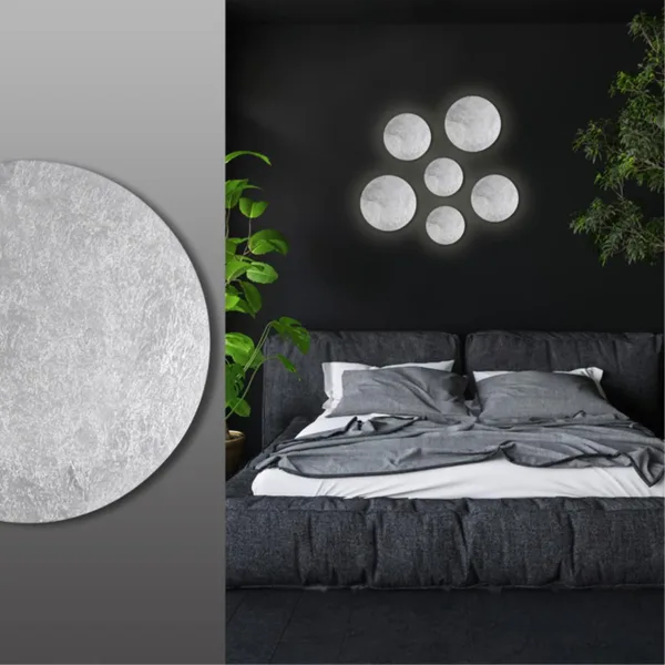 Настен.св-к IP20 LED 3000K 6W 336Лм 220V LUNARIO серебр.фольг-ние ODEON LIGHT — фото 2