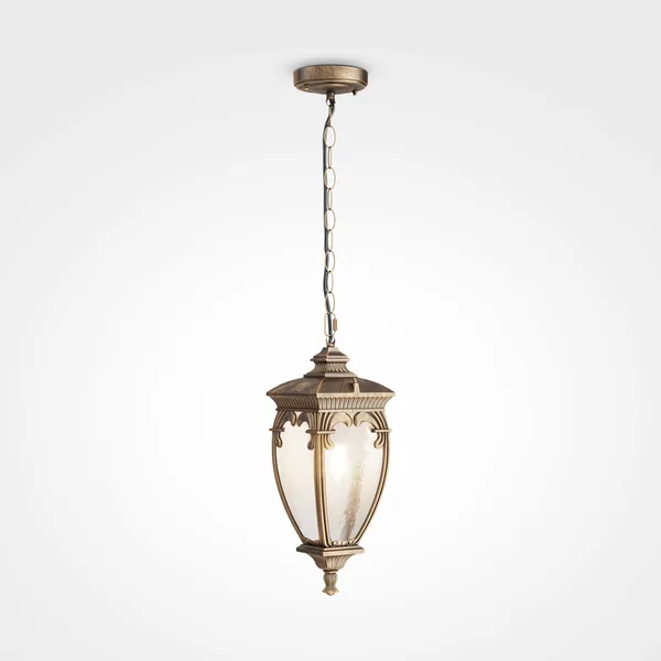 Подвесной светильник 60Вт Черный с Золотом IP44 Fleur O414PL-01GB Outdoor Maytoni — фото 3