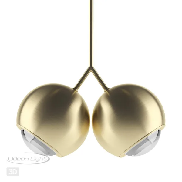 Подвесной св-к IP20 LED 12W 600Лм 3000К MIA золотистый/металл B ODEON LIGHT — фото 4