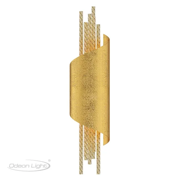 Настенный св-к LED 4000K 5W 220V MONICA золотистый/стекло/металл ODEON LIGHT — фото 5