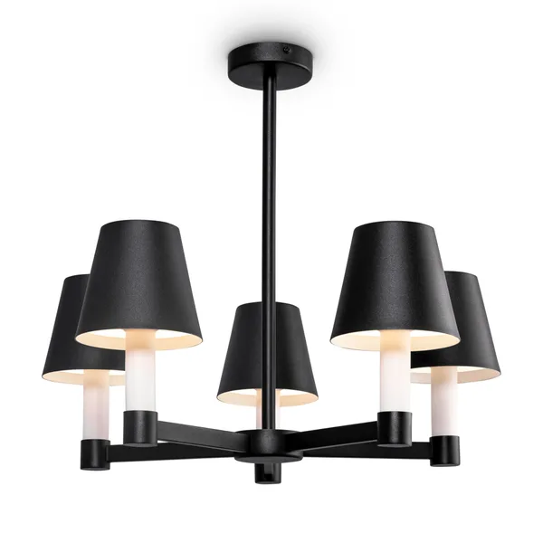 Подвесной светильник 5*E14 40Вт Черный IP20 Tet-a-tet MOD104PL-05B Maytoni — фото 2