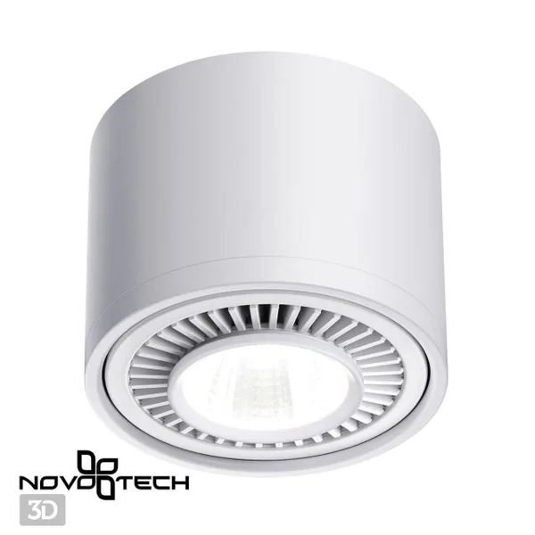 Св-к накл.св/д IP20 LED 18W 1600Лм 4000K 220V GESSO белый NOVOTECH — фото 3