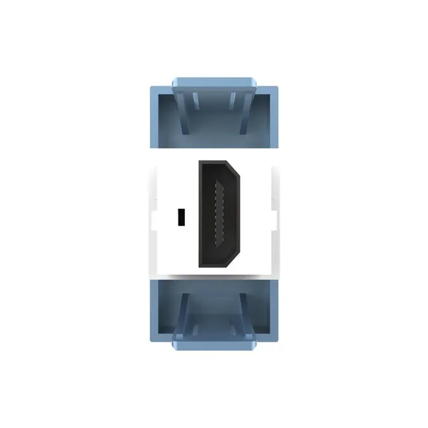 Розетка HDMI 2.0, цвет синий (механизм) Livolo — фото 4