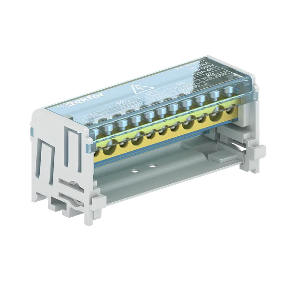 Шина нулевая в корпусе на DIN-рейку SNK-2-2-11 Tekfor
