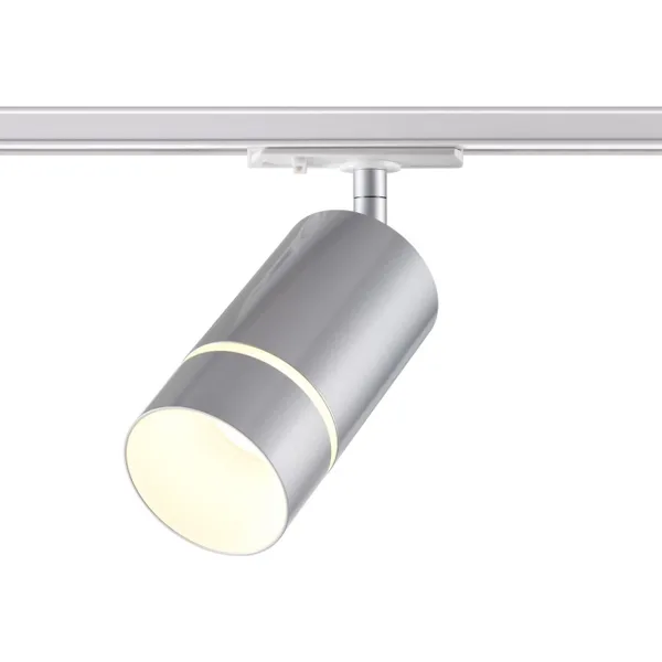 Св-к трековый однофазный IP20 GU10 9W 235V ELINA серебро NOVOTECH — фото 5