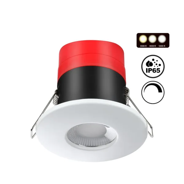 Св-к встр.св/д димм.,смена цв.темп.IP65 LED 3000К/4000К/5000К 8W 220V белый REGEN NOVOTECH