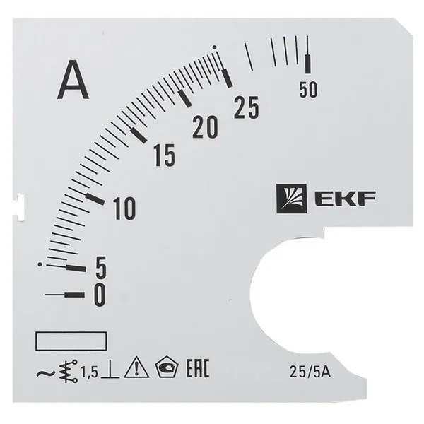Шкала сменная для A961 25/5А-1,5 PROxima EKF