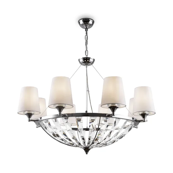 Подвесной светильник 8*E14 40Вт Хром IP20 Pantheon H021PL-08CH Maytoni — фото 2
