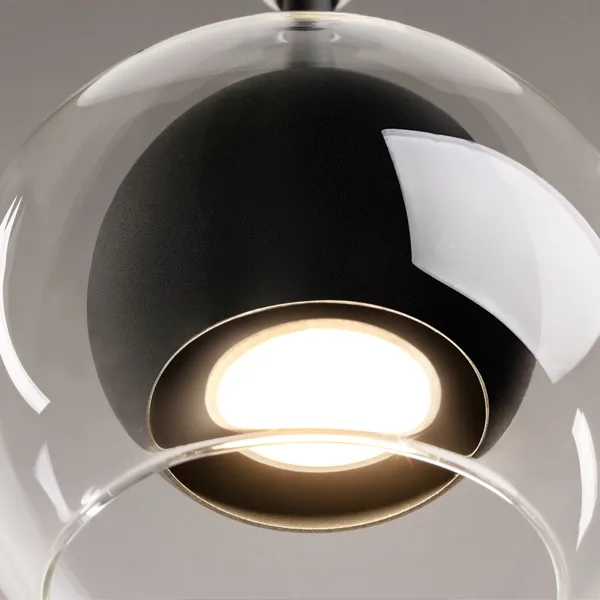 Подвесной светильник 1*GU10 28Вт Черный IP20 Ros MOD227PL-01B Maytoni — фото 2