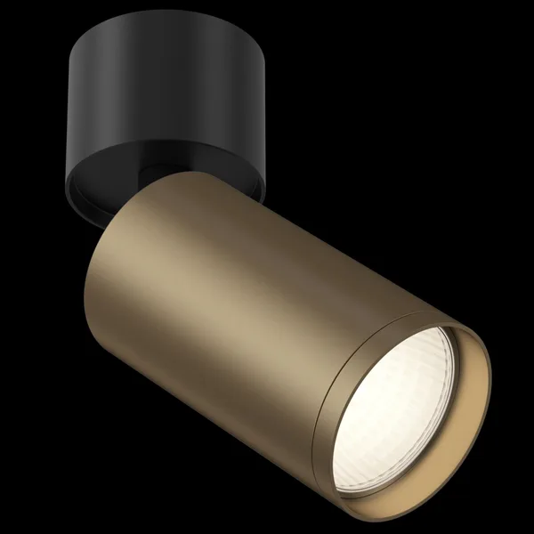 Потолочный светильник 1*GU10 10Вт Черный и Бронза матовая IP20 FOCUS S C050CL-1BBZ Technical Maytoni — фото 2