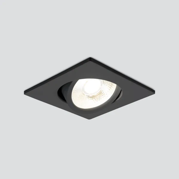 Встраиваемый точечный светильник 5Вт 4200К черный IP20 (a056033) Elektrostandard