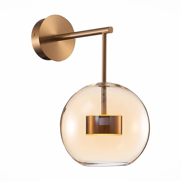 Бра Латунь/Коньячный LED 1*7Вт 3000К SL1133.301.01 ST LUCE