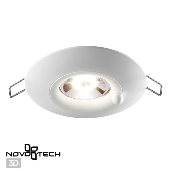 Св-к встр.влагозащ.IP44 GU10 50W 220V WATER белый NOVOTECH — фото 2