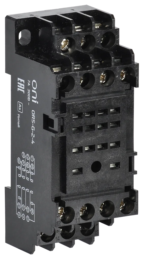 Розетка ORS-G-2-4 для реле OGR-2 4C ONI IEK